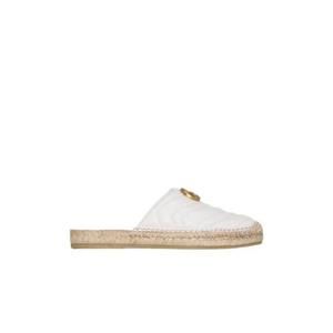 Gucci - White Pilar Leather Espadrilles - IT 40